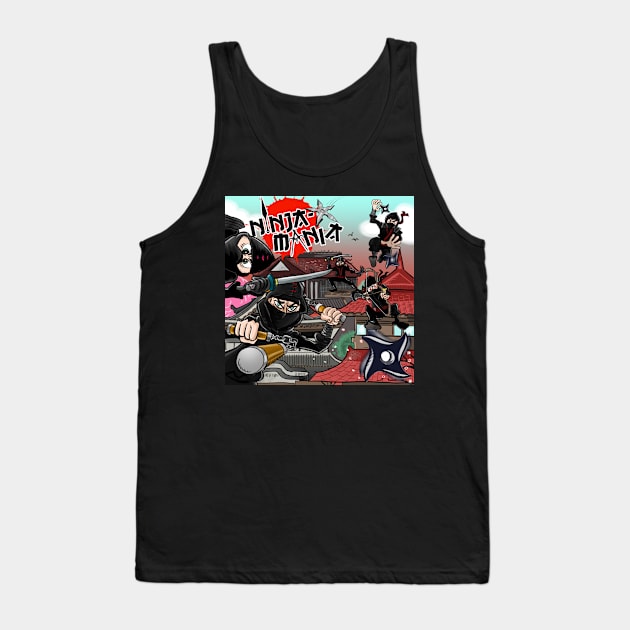 Ninja-Mania Pinball Tank Top by Pigeon585